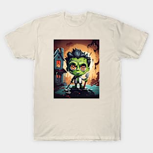 Cute Halloween Frankenstein T-Shirt